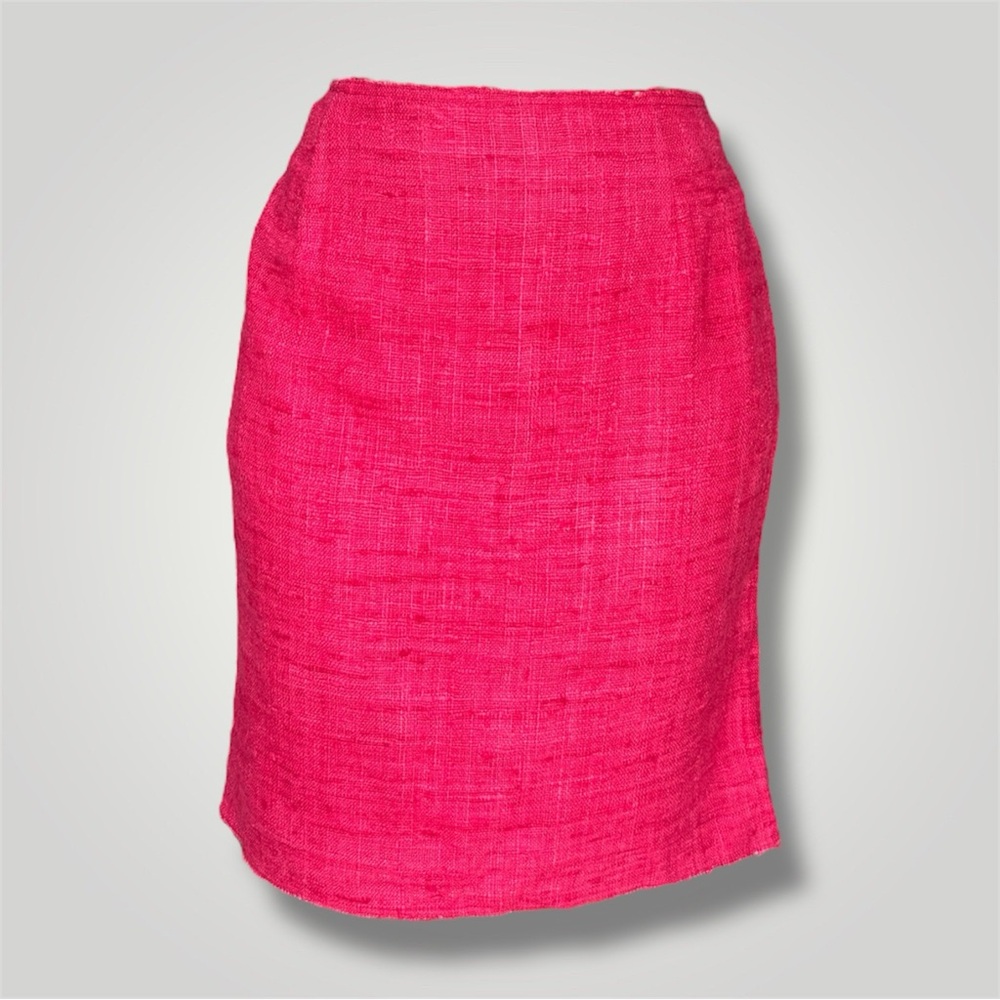 Prada Hot Pink Pencil Skirt Knee-Length